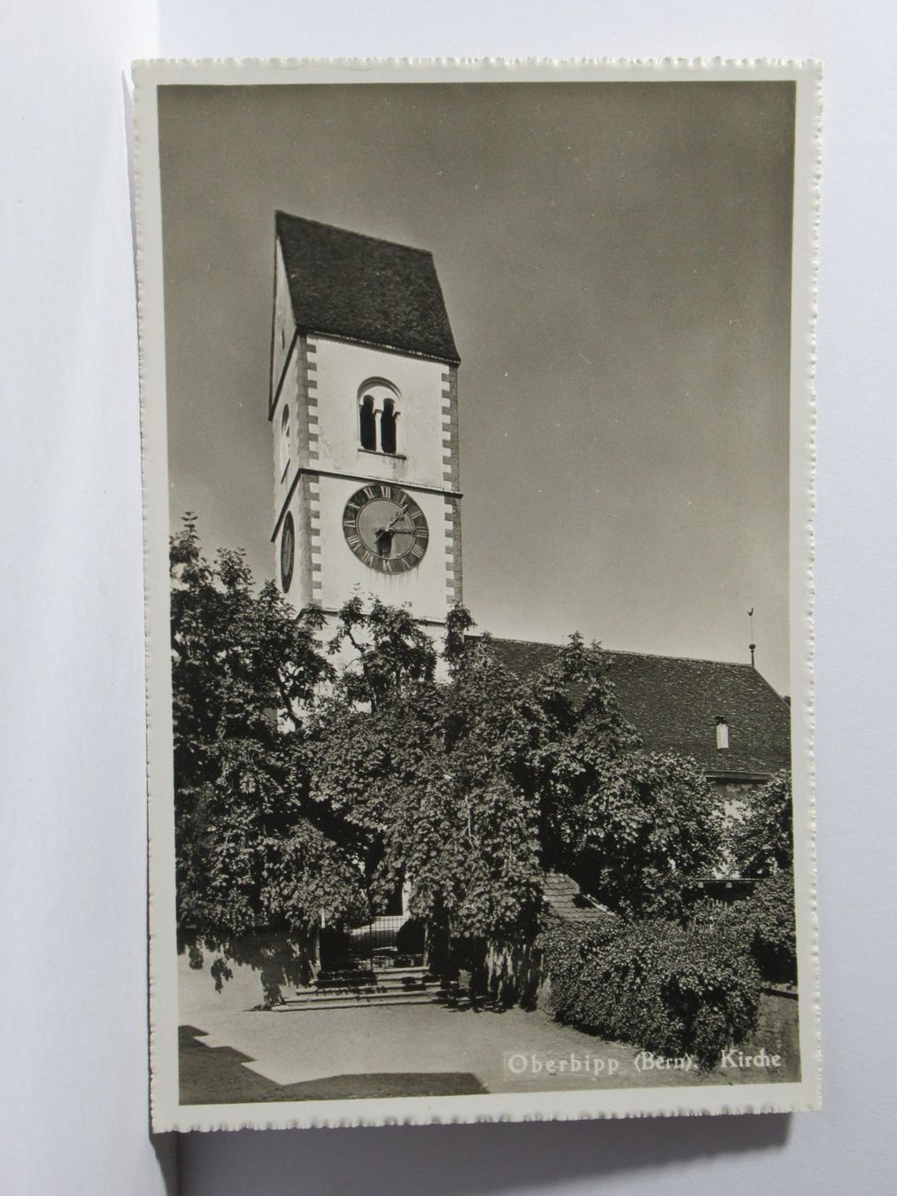 Ansichtskarten: Oberbipp , Kirche – Neu (gemäss Beschreibung) aus Grenchen von Bluemchen1900