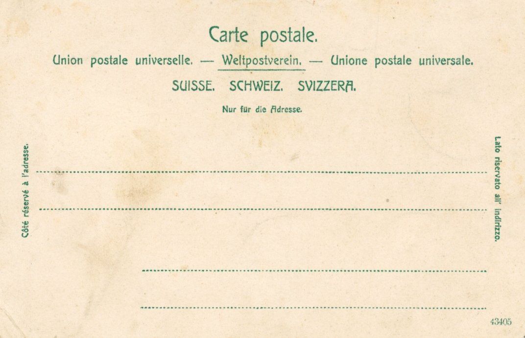 Cartoline postali: Schaffhausen  SH  mit Dampfeisen-Bahn      ca. 1900 – Usato da Brig venduto da Valcards54 1