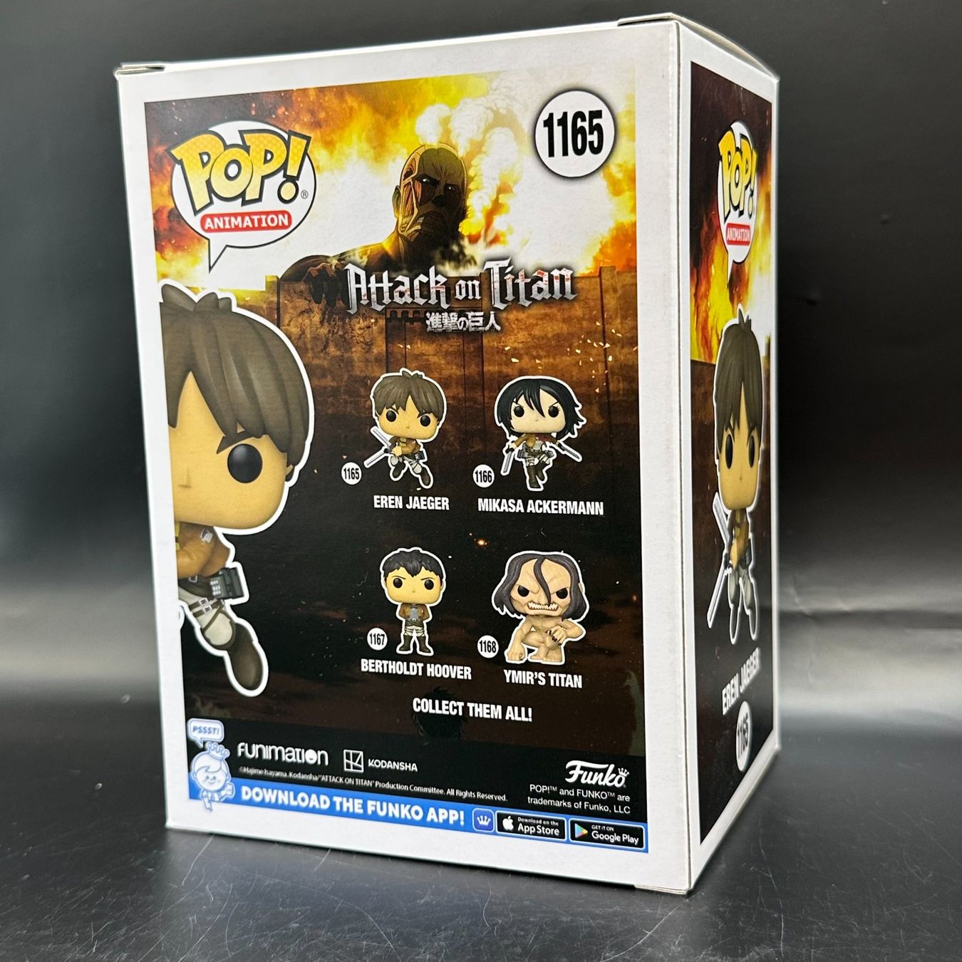 Funko Statuette: Funko Pop! Attack on Titan Eren Jaeger 1165 – Usato da Düdingen venduto da Nerdworld 1