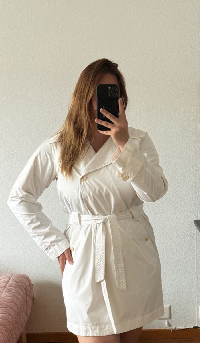 Cappotti: Trench-coat blanc Marc Aurel, taille 36 – Usato da Delemont venduto da ann_ftj8 1
