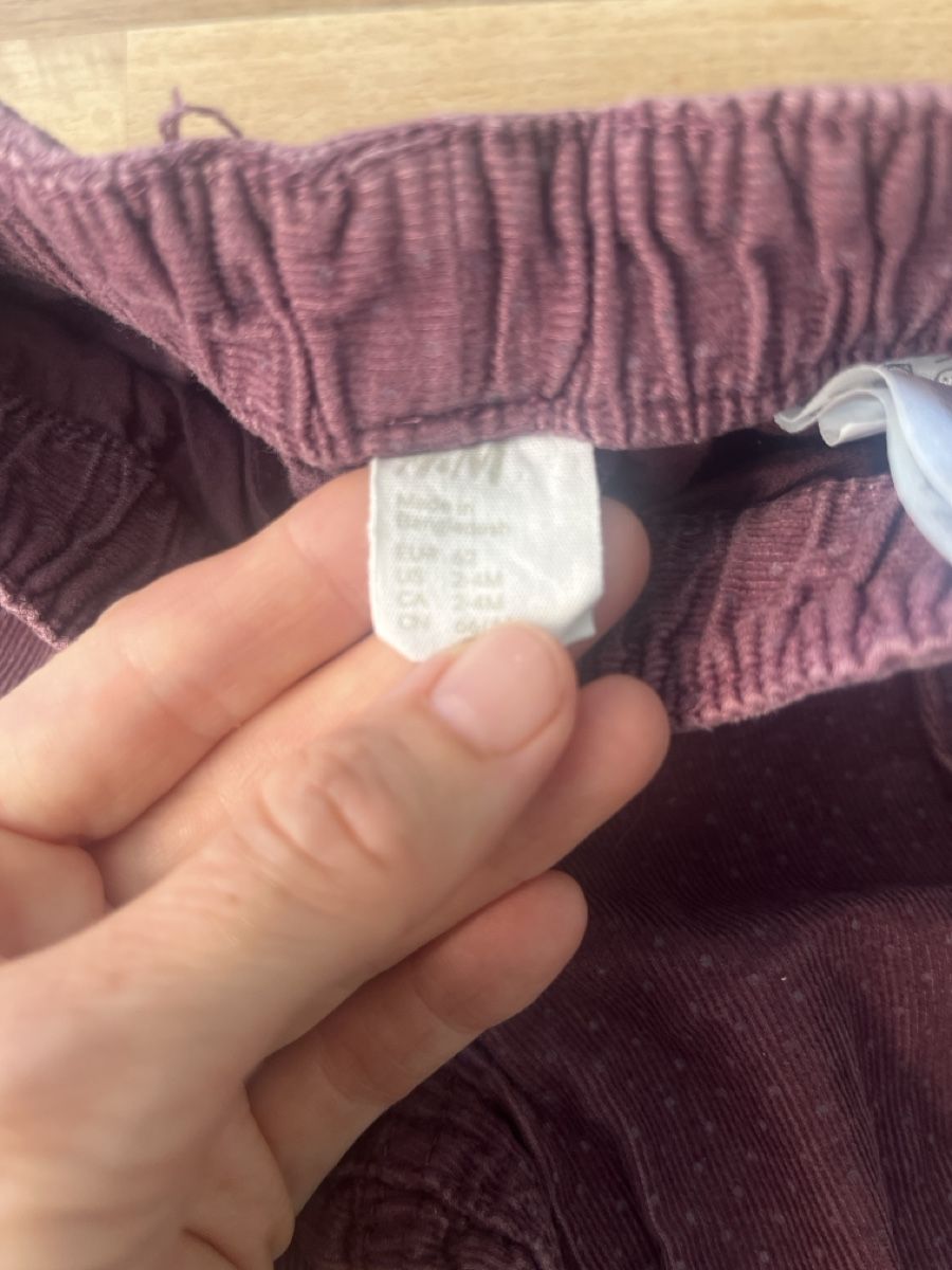 H&M Hosen: H&M Cordhose Gr 74 violett – Gebraucht aus Basel von HugChristine 2