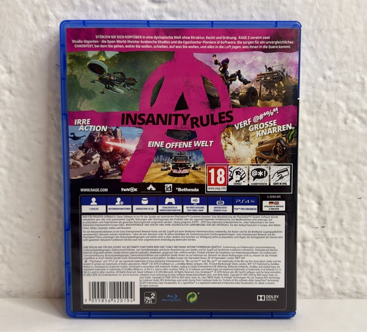 Sony Spiele: Rage 2 - PS4/PS5 Game 100% Uncut Version – Gebraucht aus Ehrendingen von bubulence 1