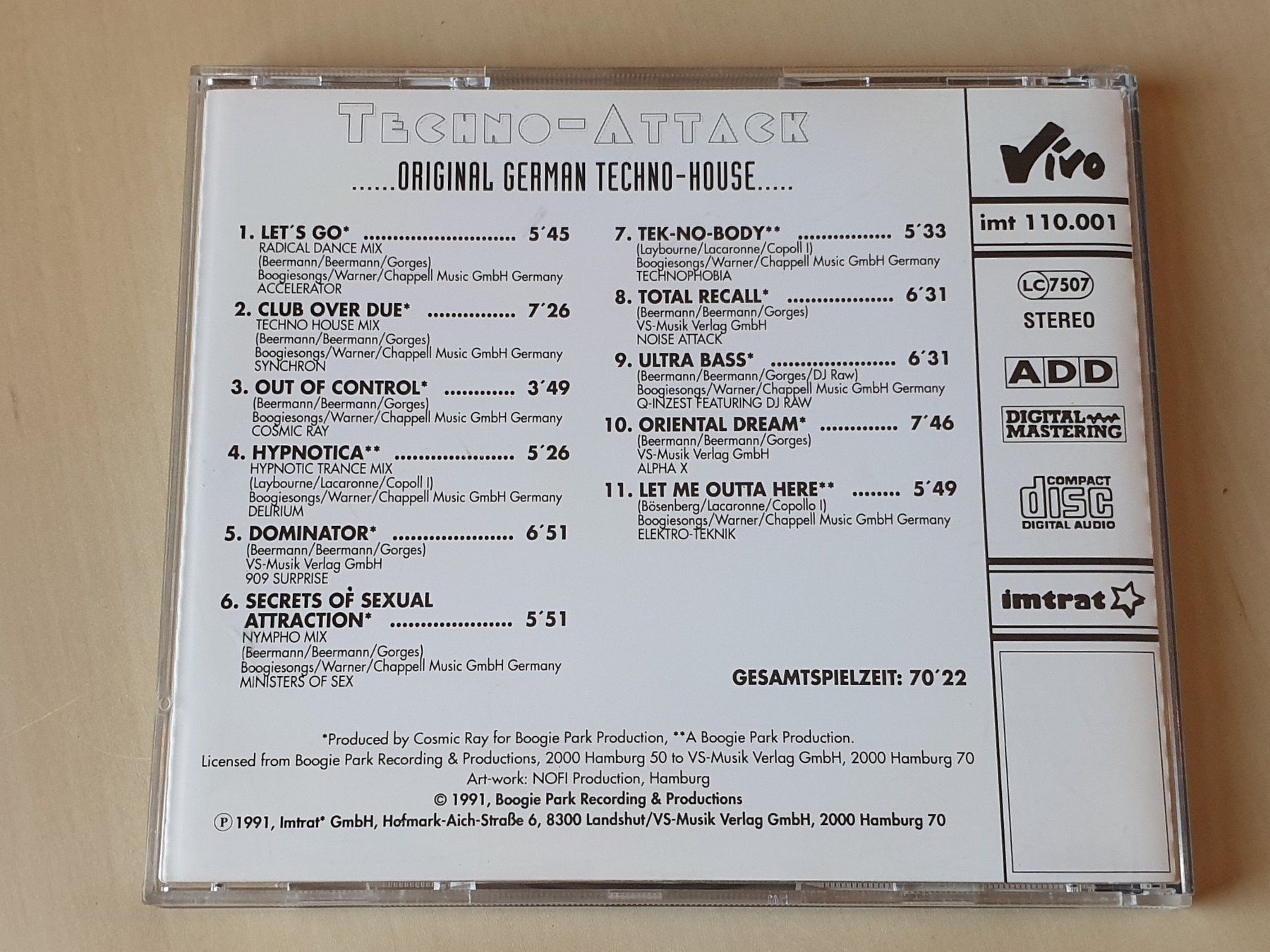 CDs: Techno Attack – Gebraucht aus Stansstad von collectorsshop 1