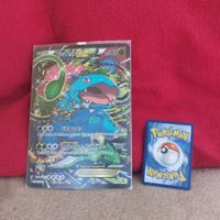 Pokemon Jumbokarte Bisaflor EX mit Schutzhülle guter Zustand