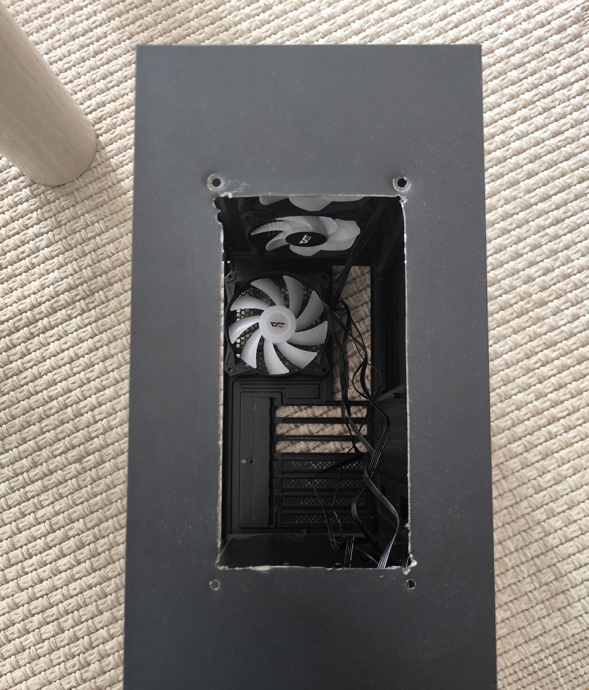 Gehäuse: PC Gehäuse Darkflash mit 3 Fan Lüfter – Gebraucht aus Emmenbrücke von nem_qht9 3