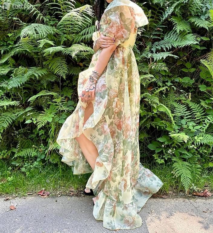 Vestiti: Damenkleid mit Rosen, Vintage, elegant – Nuovo e nell'imballaggio originale da Luzern venduto da Brokiland 1