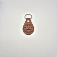 Volkswagen Schlüsselanhänger aus Leder mit Lasergravur 🔥