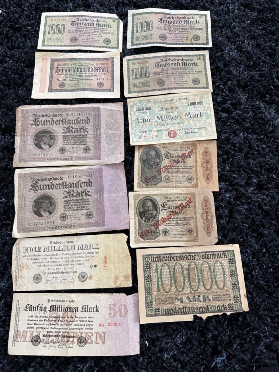 Banknoten: Reichsbanknote – Gebraucht aus Hittnau von Pat_yl7f