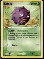 Koffing 61/109 EX Team Rocket Returns 2004 Pokémon English