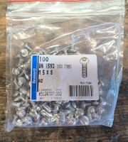 100Stk. M5 x 8mm Rundkopf Schrauben Rostfrei