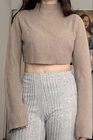 Strickpullover Beige kuschelig warm ab 1 Fr.