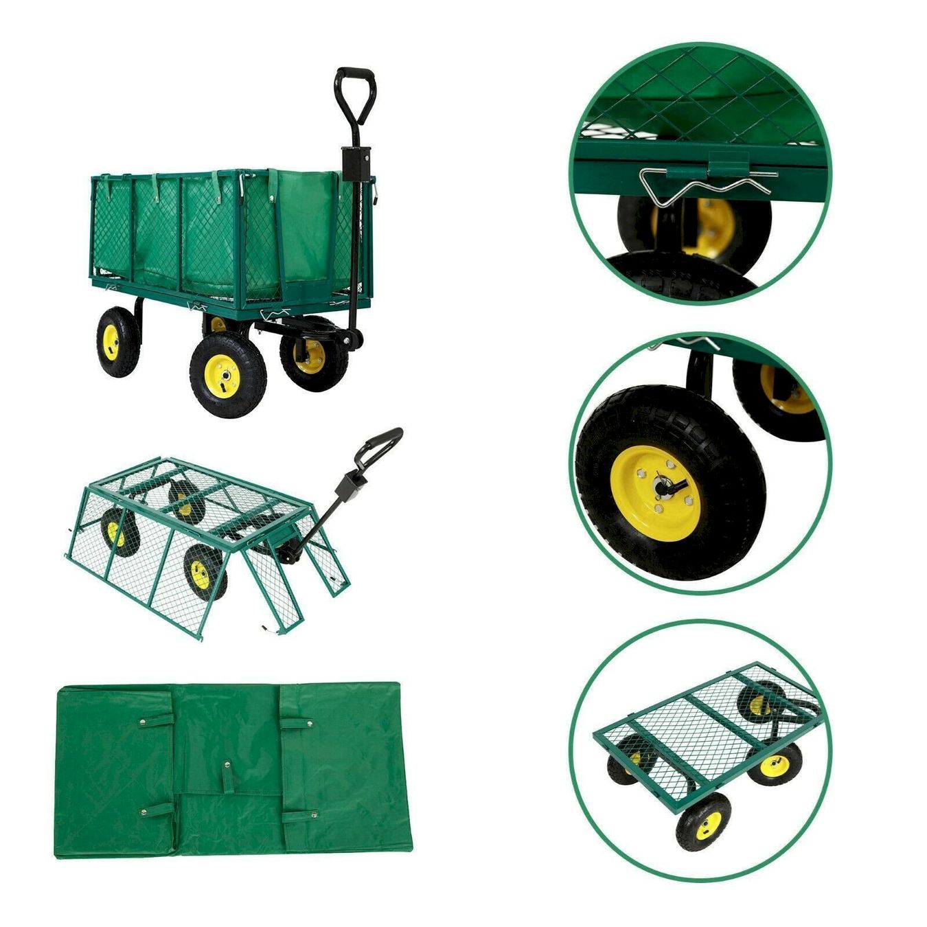 Altro in Utensili da giardino: Bollerwagen | Gartenwagen 550kg – Nuovo e nell'imballaggio originale da Bottighofen venduto da zaap 1