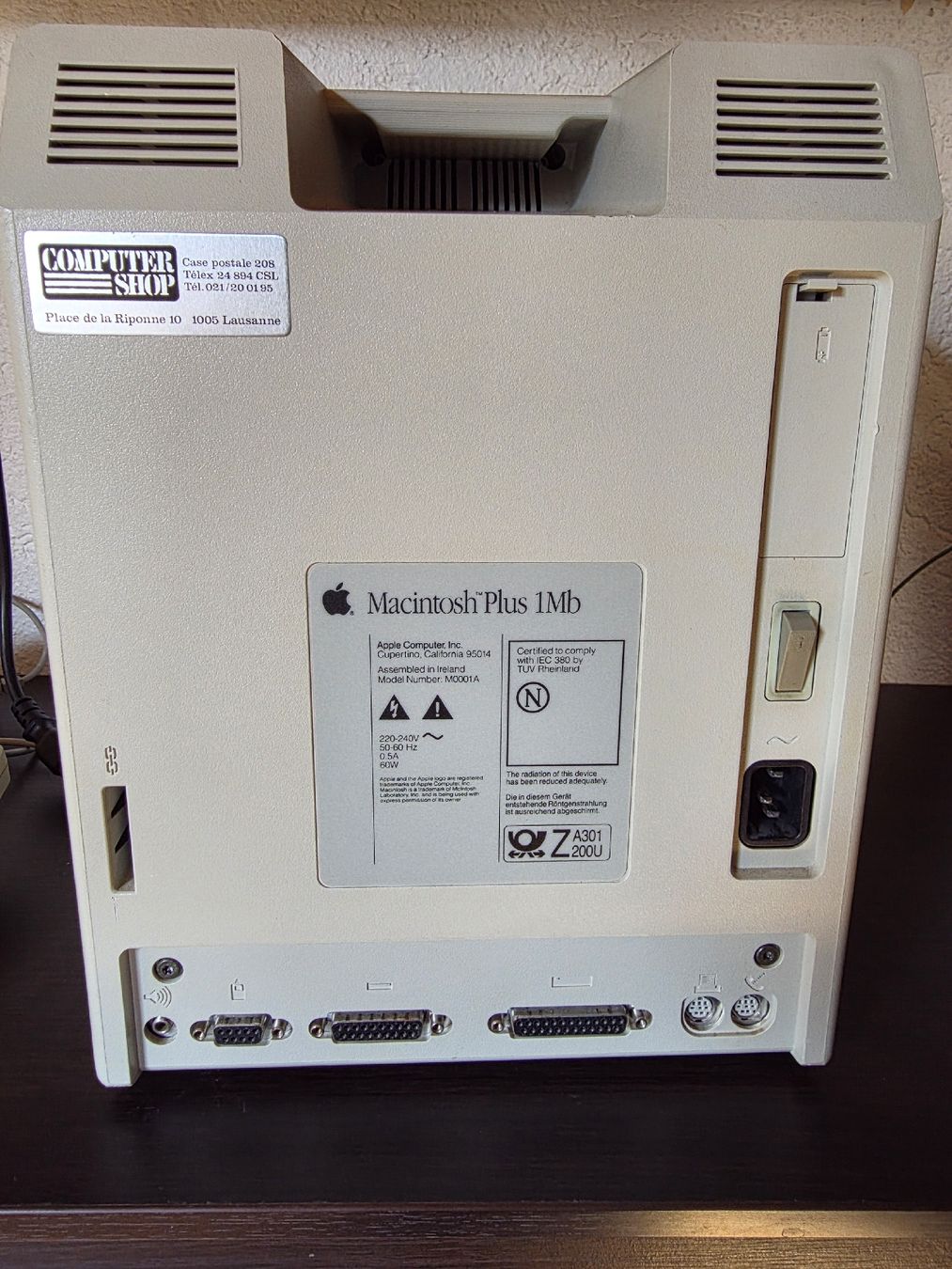 Apple PCs: Macintosh Plus 1Mb complet – Gebraucht aus Courroux von Davy642 2