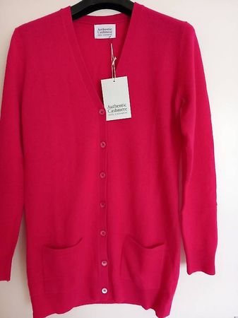 Cashmere Cardigan 100%, Gr. 38/M, neu