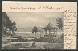 Carte P de 1901 ( Souvenir du Signal de Bougy )