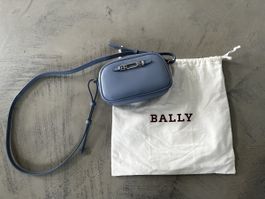Borsa a tracolla BALLY pelle blu con sacca nuova