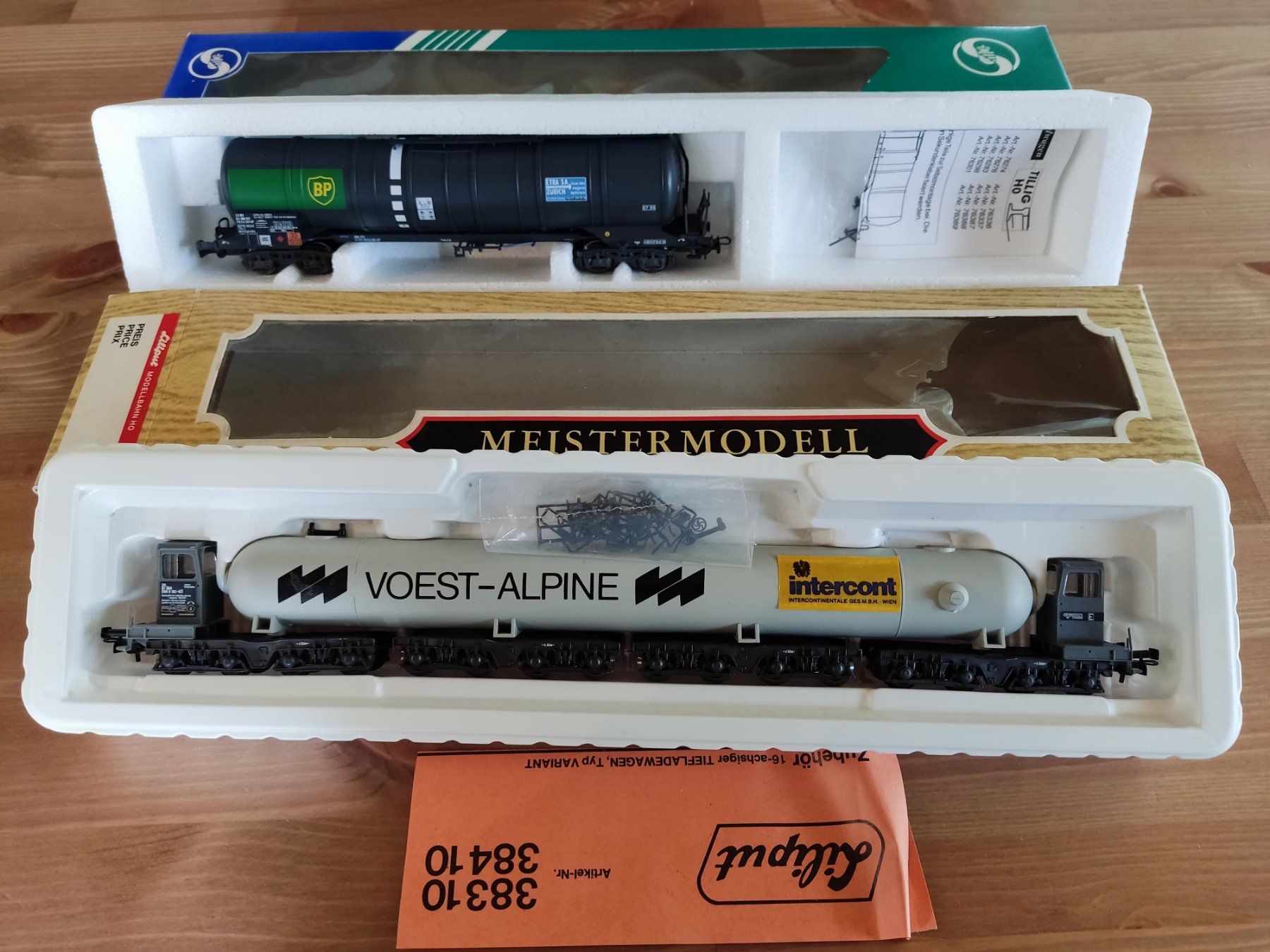Modellini di ferrovie: 2 Güterwagen H0 Liliput / Sachsenmodelle – Usato da Tafers venduto da LitusPS 2