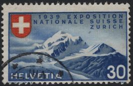 30 Rp. Landi - ABART Markenbild dezentriert