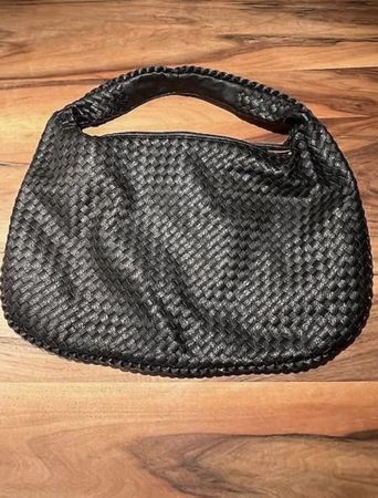 Sac tressé noir NEUF
