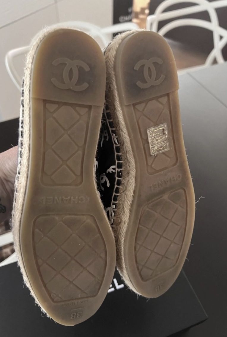 Scarpe da donna: CHANEL Leder Espadrilles Gr.38 Original – Nuovo (secondo la descrizione) da Zürich venduto da NNK28 4