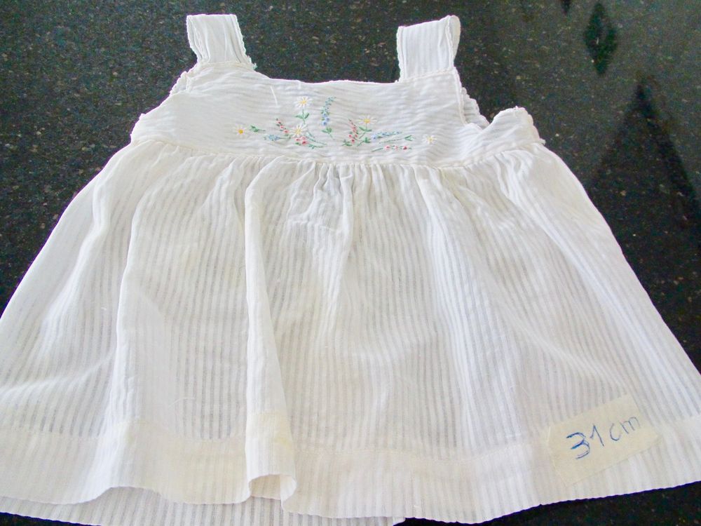 Tablier De Poupée Ancien – Coton Imprimé – époque 1900 – Vintage