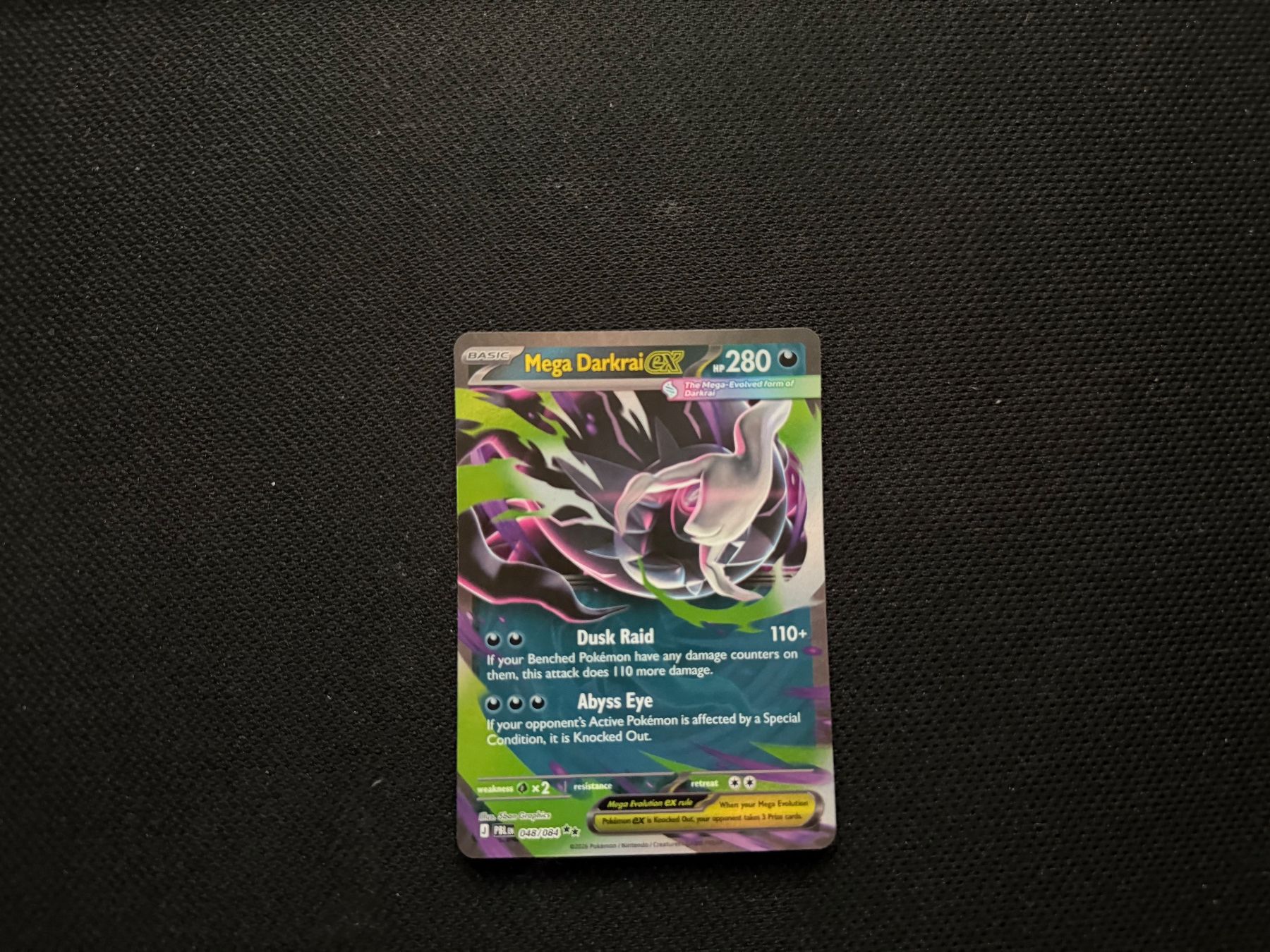 Pokémon Sammelbilder & Trading cards: Mega Darkrai ex 048/084 – Gebraucht aus Zürich von mountainwizard00