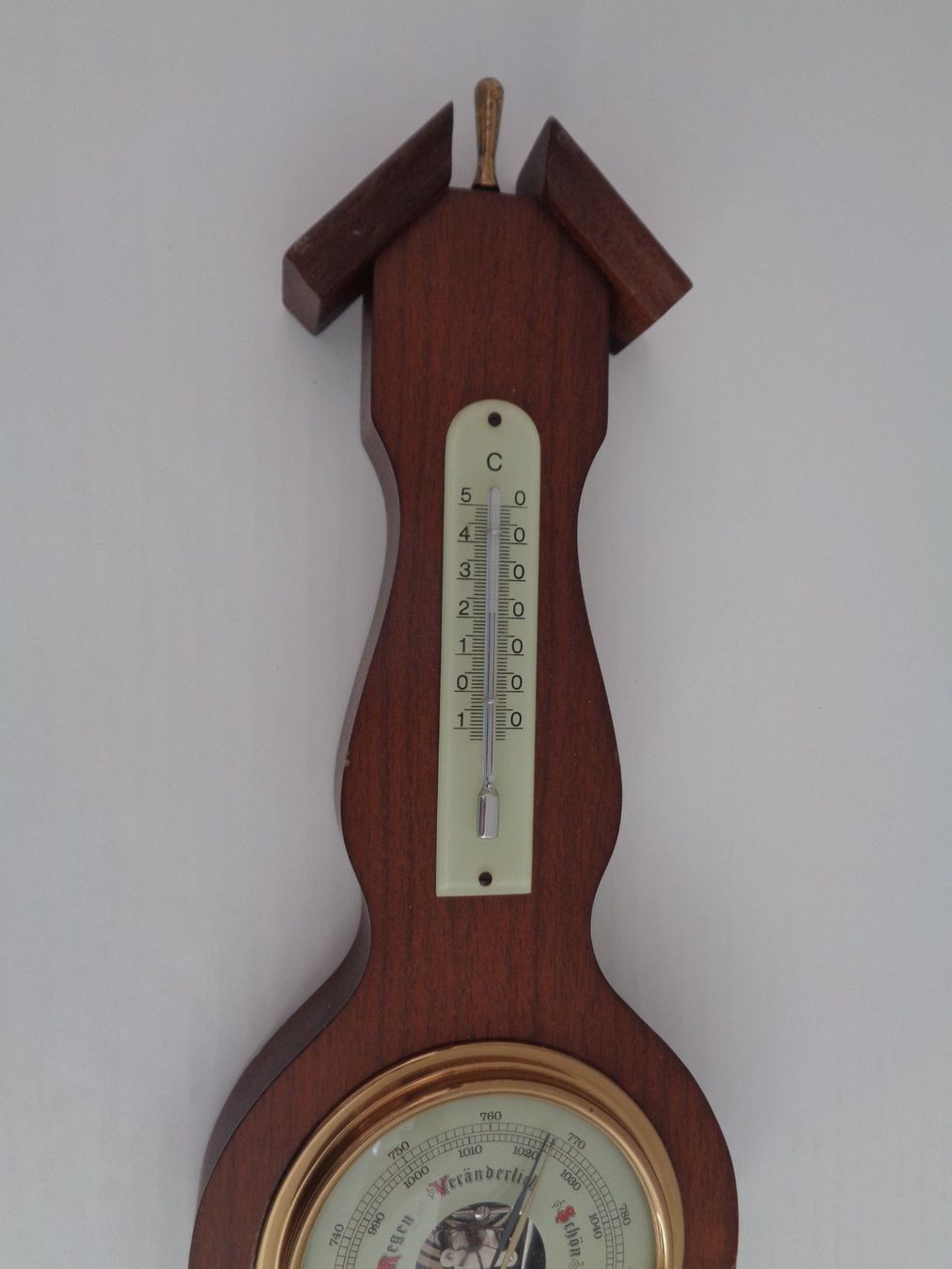 Autres appareils anciens: Barometer mit Thermometer - Vintage – D'occasion à Chur par omonia 1