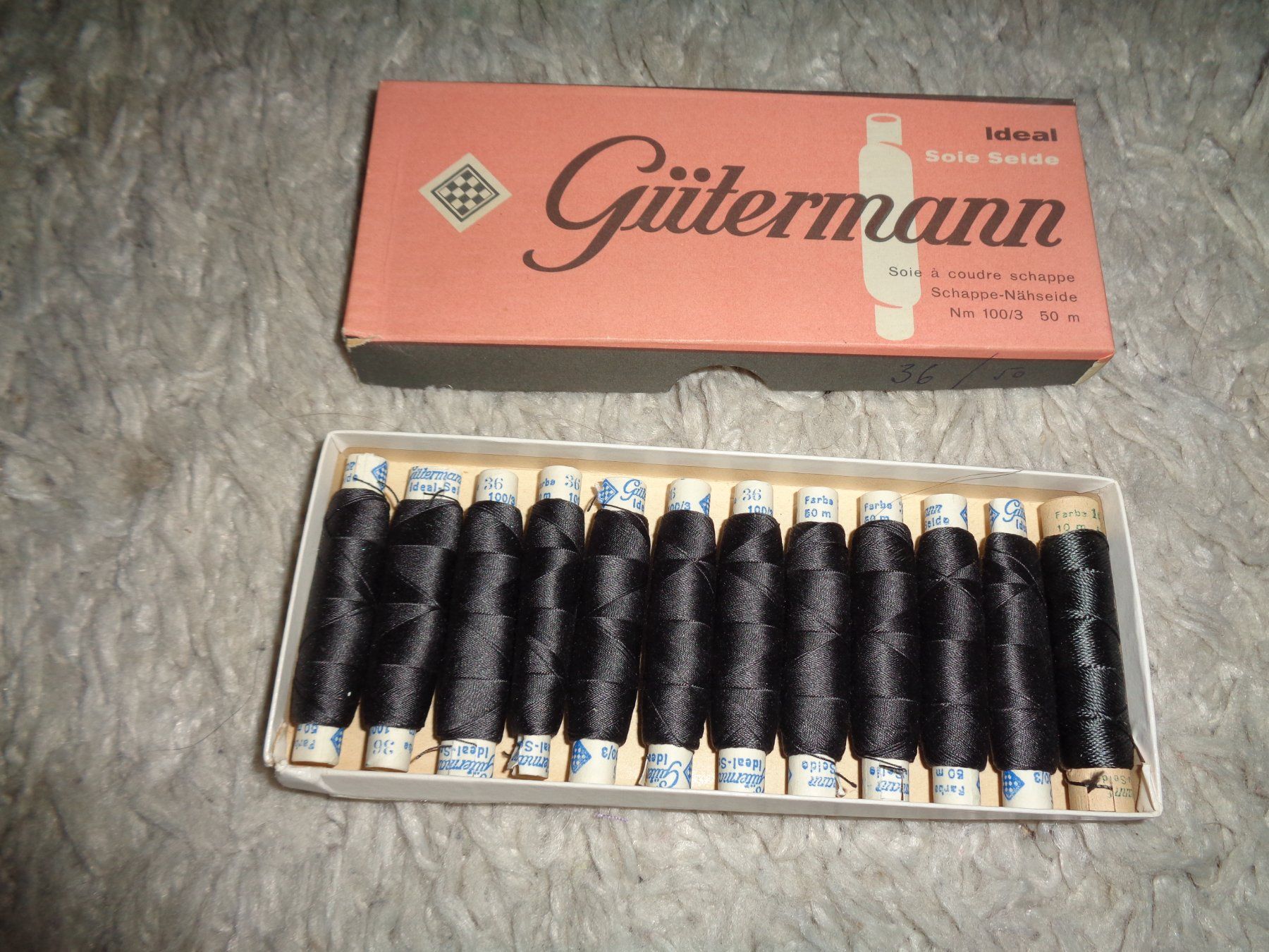 Kordeln & Faden: *** Gütermann Schappe-Nähseide ***/ von Oma – Neu (gemäss Beschreibung) aus Othmarsingen von Leuchtturmlady 2