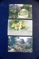 15x JUGENDSTIL - POSTKARTEN, div. Sujets, um 1910, gelaufen