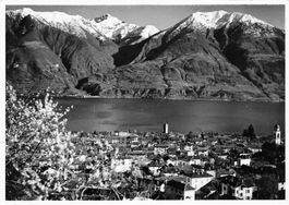 Locarno TI - Veduta sul Lago Maggiore foto cartolina G
