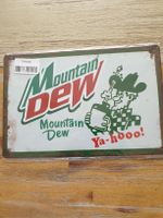 Mountain Dew Blechschild, Vintage Stil, Neuwertig!