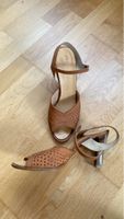 Ledersandalen / Absatzschuhe im Vintage Stil Grösse 39