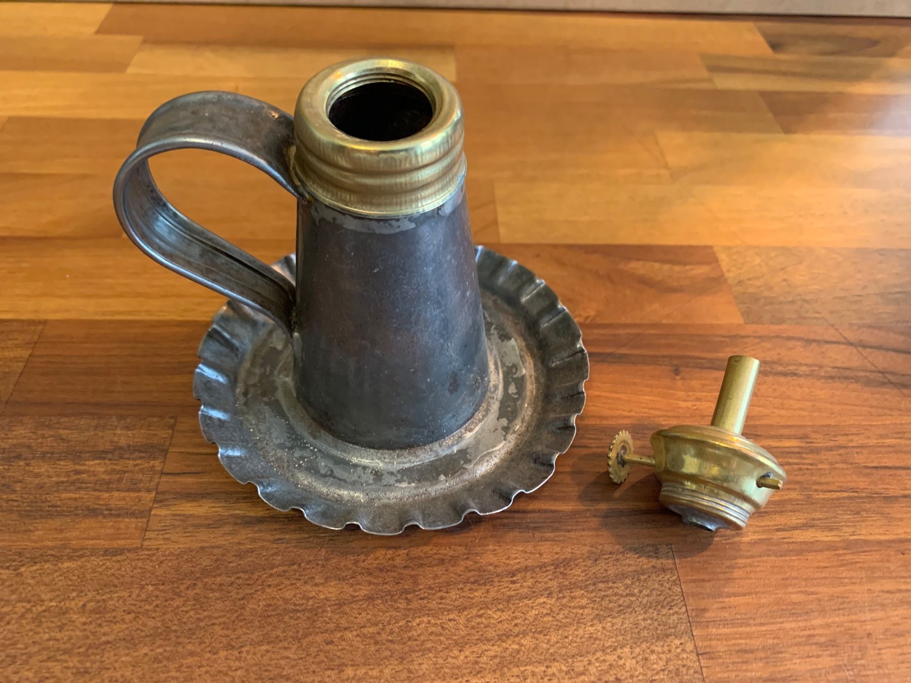 Lampade: schöne alte Petrollampe – Usato da Winterthur venduto da sommer_2019 4