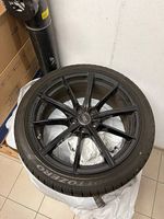 Set 4 Cerchi Audi 19" Neri con Gomme Invernali Pirelli
