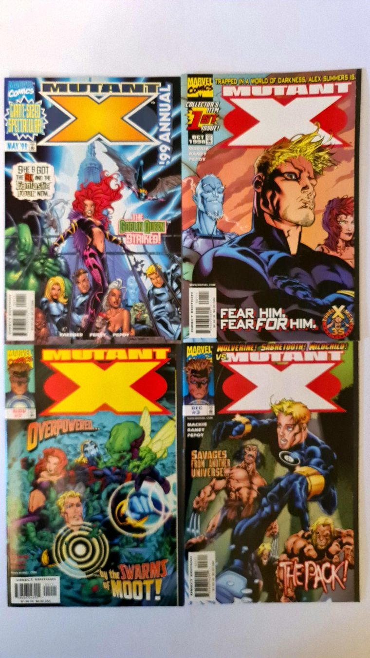 Fumetti: Mutant X Comic Hefte 1-11, plus Annual '99, Marvel Comics – Nuovo (secondo la descrizione) da Aesch BL venduto da pri_fp8t 1