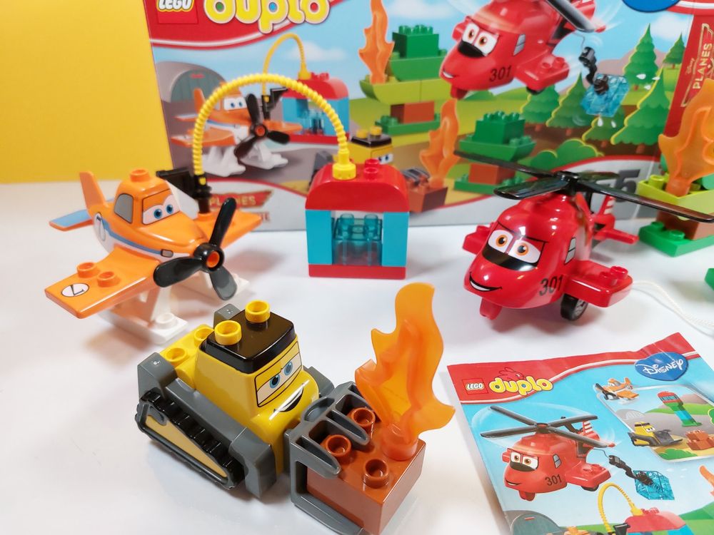 Lego Duplo 10538 Planes Feuerwehr Rettungsteam Inkl. OVP,BA (Gebraucht ...