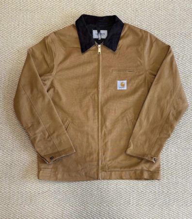 Carhartt Jacke braun mit schwarzem Kragen neuwertig