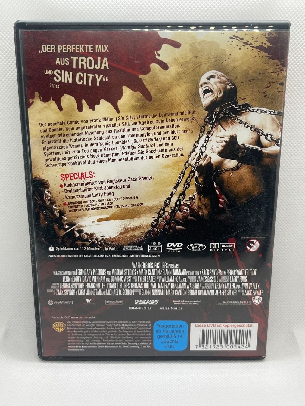 Tutti i DVDs: DVD 300 - Schlachtszenen & Action pur – Usato da Hinterkappelen venduto da Kim1992 1