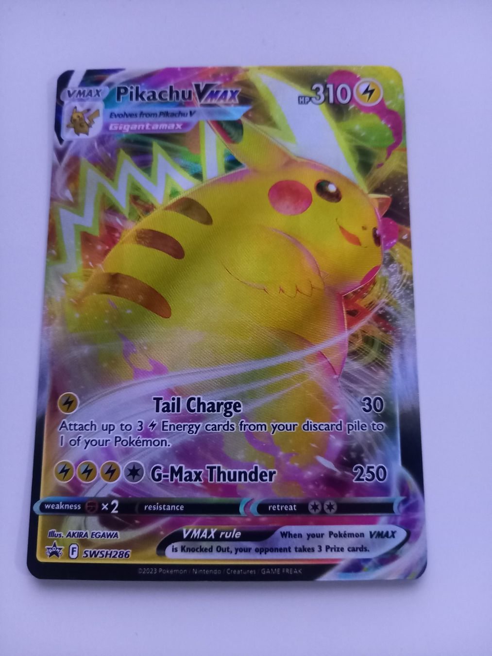 Pokémon Sammelbilder & Trading cards: Pikachu VMax #SWSH286 - Promo - EN – Neu (gemäss Beschreibung) aus Genève von eti_lnc7