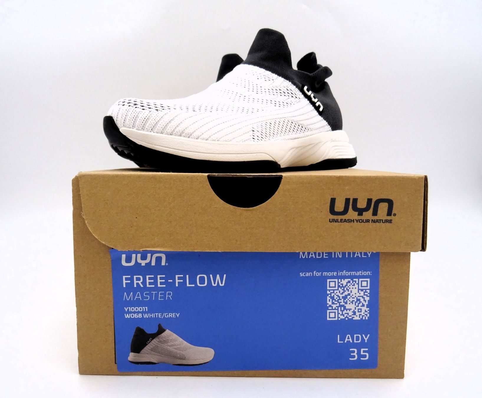 UYN Damenschuhe: UYN FREE FLOW MASTER, WHITE/GREY, GR. 35 – Neu und originalverpackt aus Winterthur von Restwert_Winterthur 4