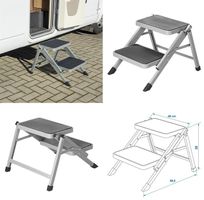 Doppeltrittstufe 2 Stufen faltbar