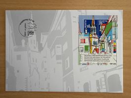 Schweiz Briefmarke Helvetia 90 NABA 2000 St. Gallen Brief 49