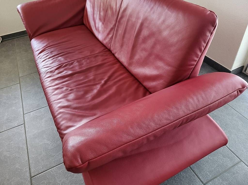Divani: Rotes Ledersofa – Usato da Rüfenach AG venduto da Haui82 3