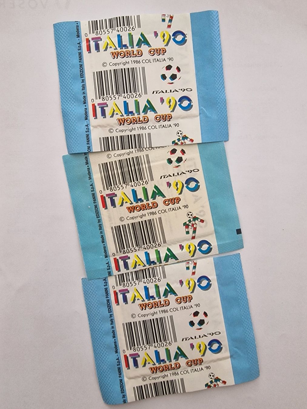 Panini Carte collezionabili: 3 x Panini 1990 Tüten – Nuovo e nell'imballaggio originale da Adliswil venduto da vendor123 1