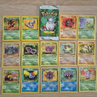 Pokémon 1 Edition Basis 1st jungle Fossil + booster leer🔥