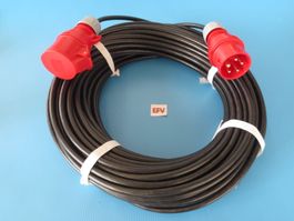 25m CEE 16A 5P TD-PVC Verlängerungskabel