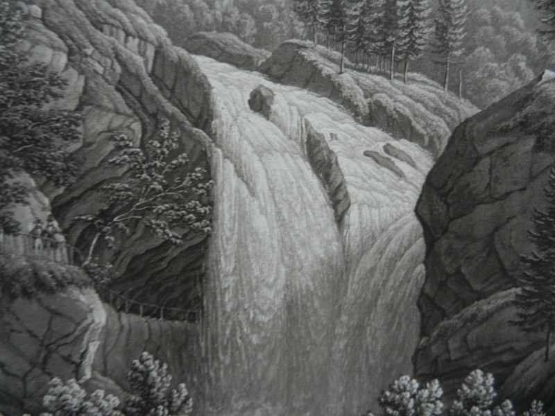 Gravures: Giessbachfall – D'occasion à Risch par Rischli15 4