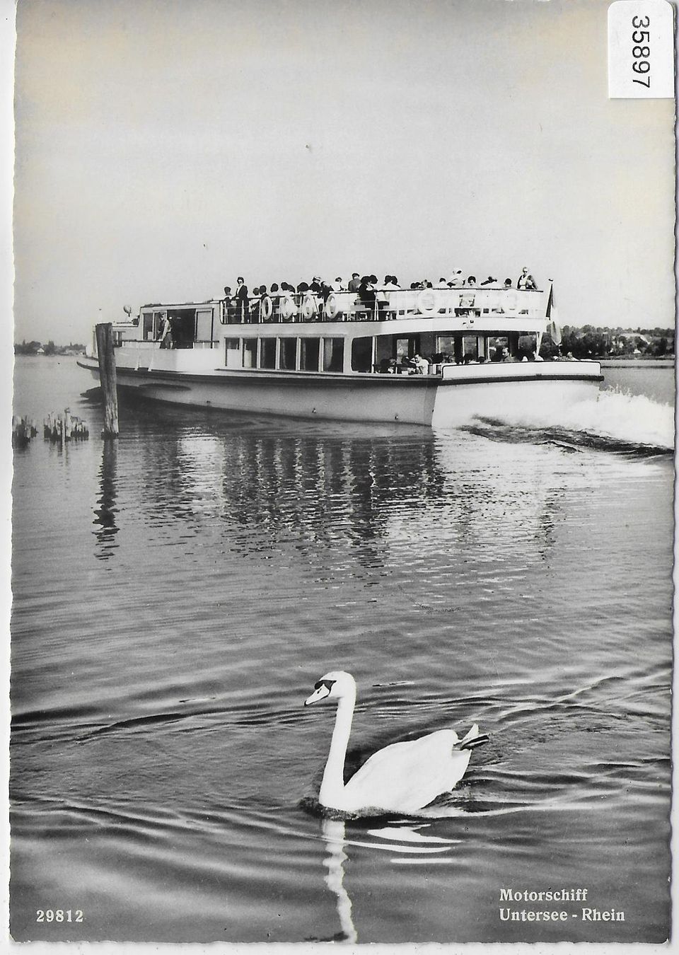 Cartoline postali: Motorschiff - Untersee-Rhein – Usato da Ettingen venduto da Kartenplanet