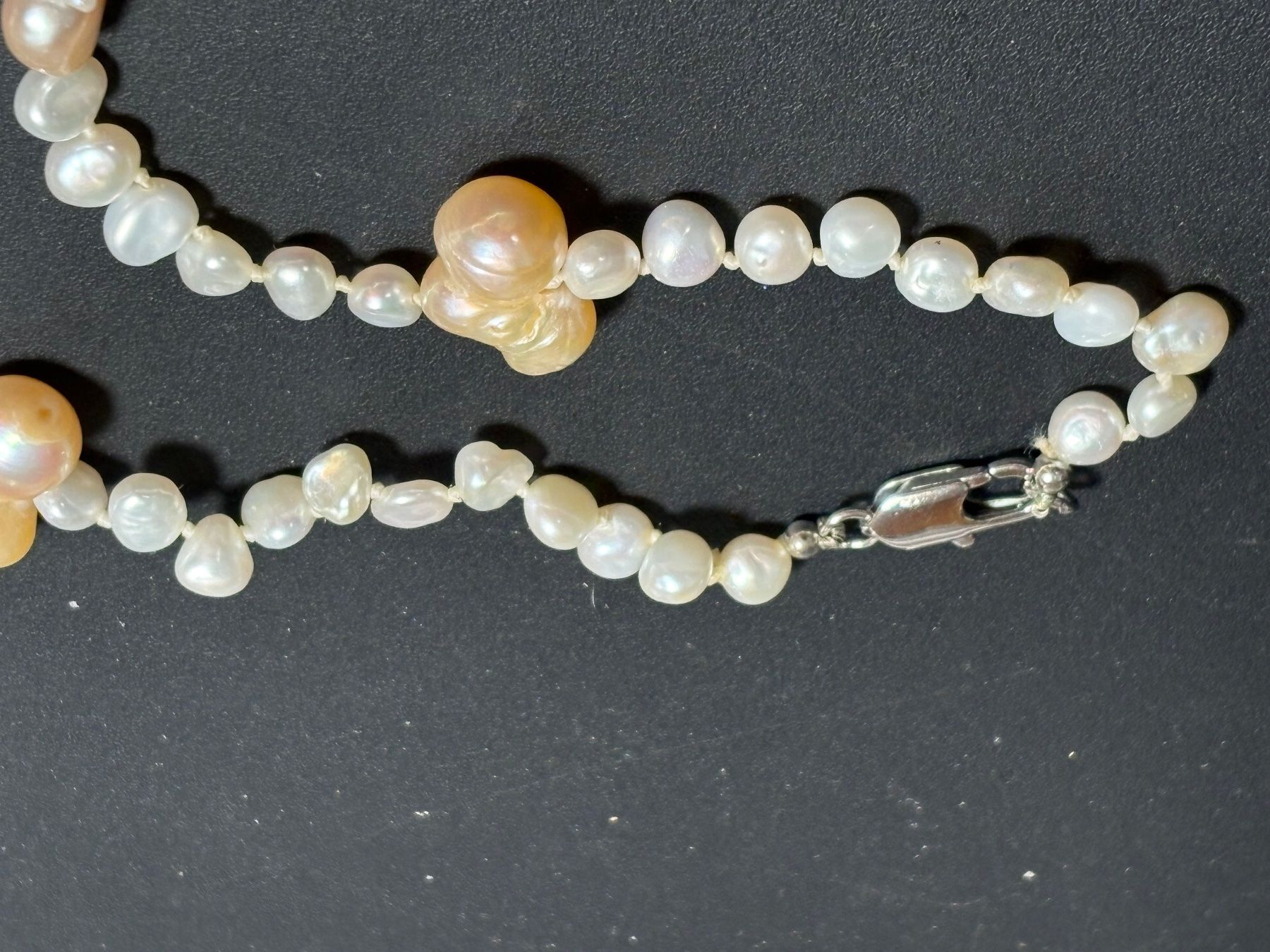 Catenine: Wunderschöne echte Perlenkette – Usato da St. Peterzell venduto da verena40 2