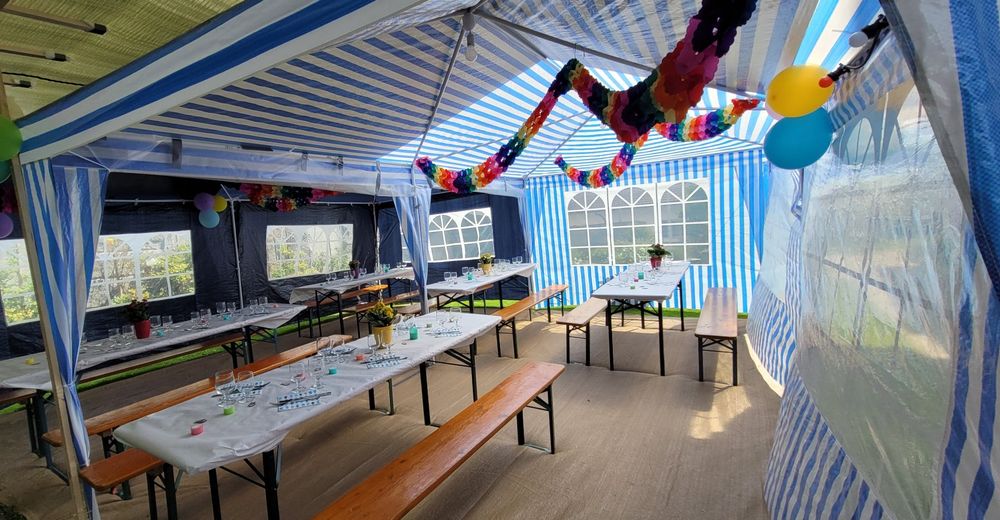 PROFI Festzelt / Partyzelt PRO PVC 3 x 6 Meter HEBUTent Kaufen auf